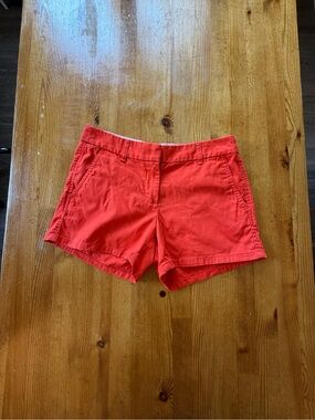 J. Crew Red Cotton Shorts